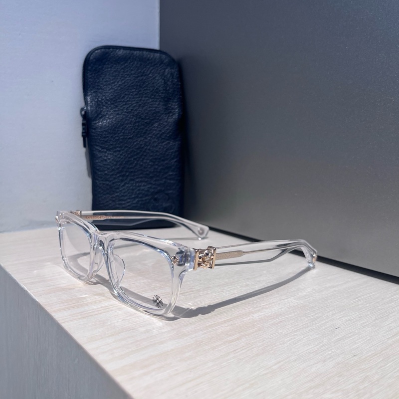 CHROME HEARTS 透明款 GITTIN-ANY-A-CRYS-18KGP-1