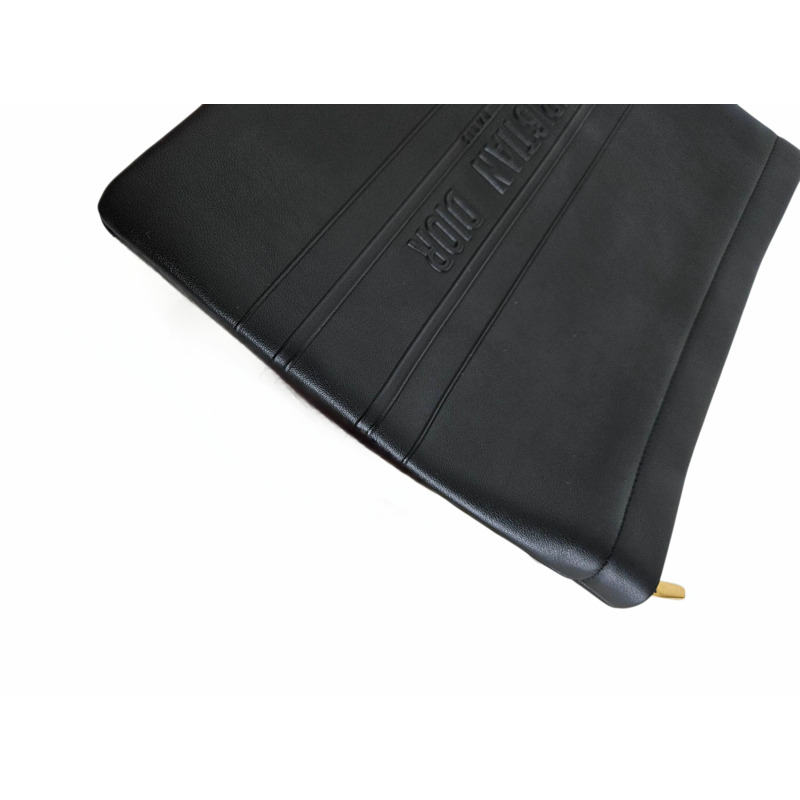 【包稅】DIOR Logo黑色皮革手拿包-4