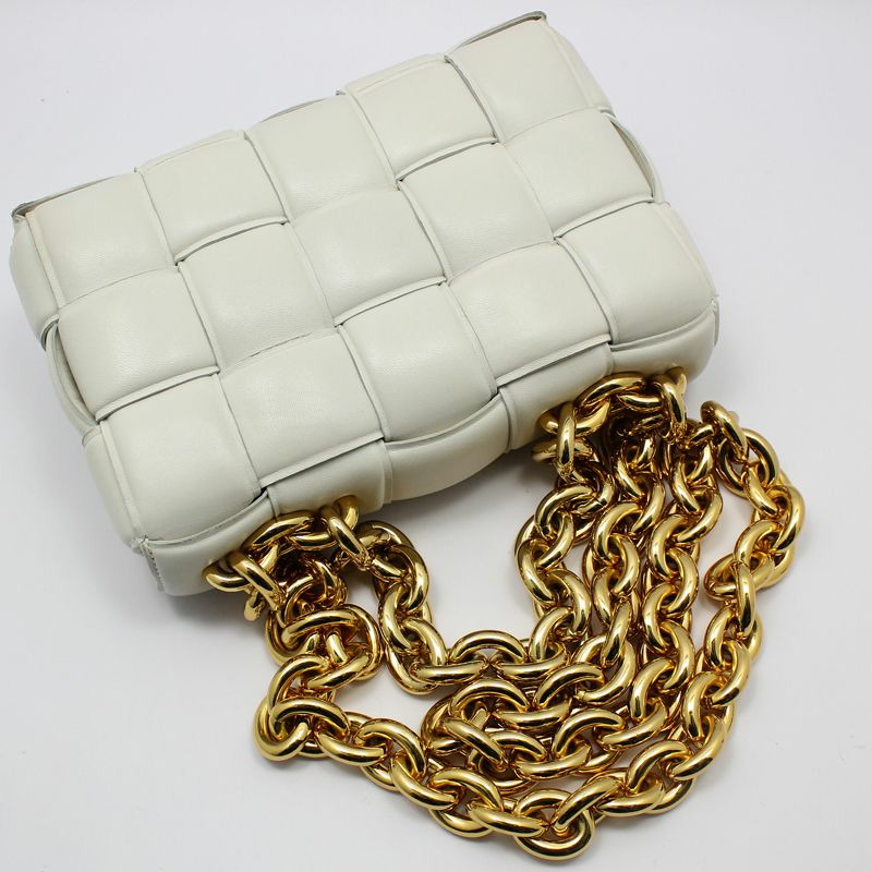 【包稅】BOTTEGA VENETA 附襯墊鏈條卡附斜挎包-2