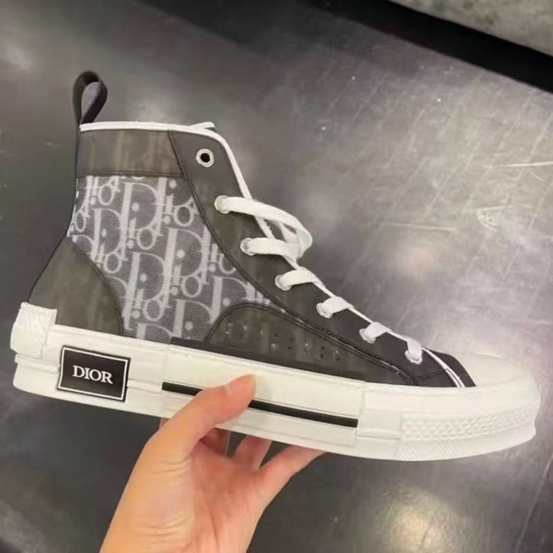 Dior b23 黑色老花滿印運動鞋 35/36/39/40/44/45/47-5