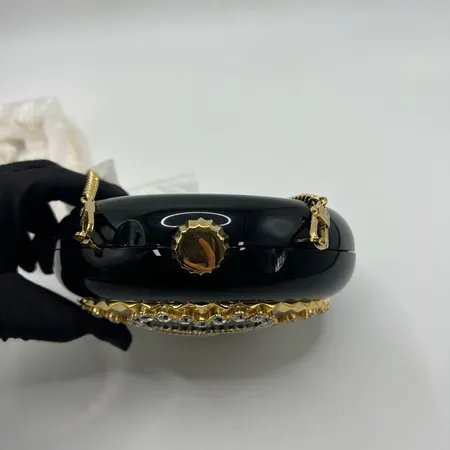 Gucci 黑色水壺晚宴包-3