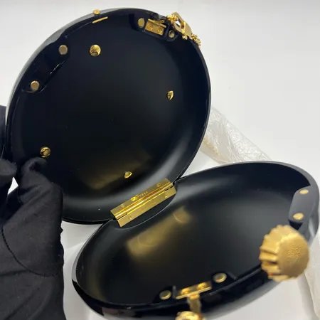 Gucci 黑色水壺晚宴包-7