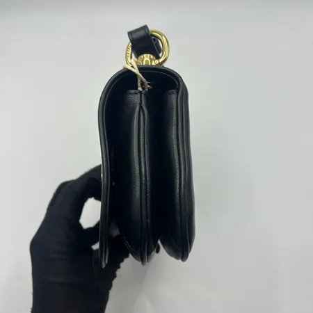 古驰/Gucci 黑色皮革Gucci Blondie系列迷你肩背包-4