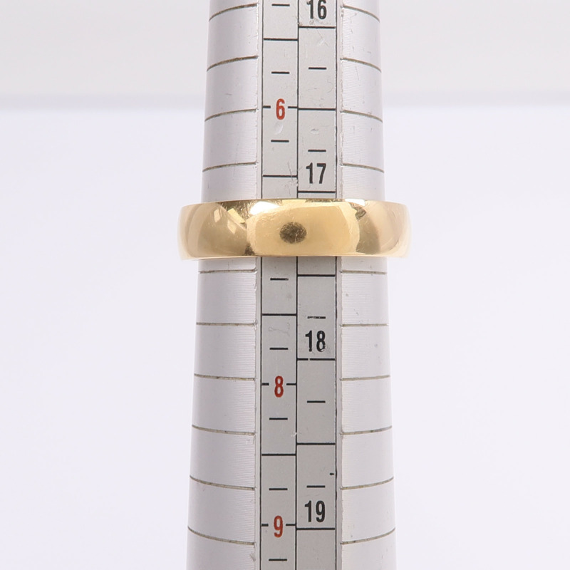 CARTIER 18K黃金2C Diamond Ring鑽石戒指Cartier#54/US#6.75-6