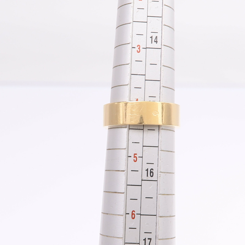 HERMES 18K玫瑰金Kelly Ring鑽石戒指Hermes#47/US#4.25-10