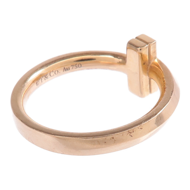 TIFFANY＆CO 18K玫瑰金T1 Ring戒指US#3.75-6