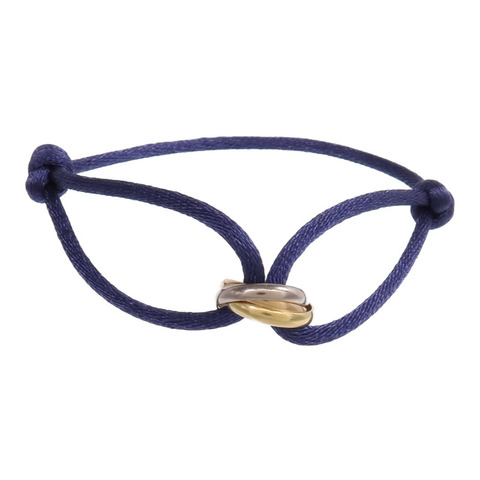 CARTIER 18K黃金/白金/玫瑰金Trinity Bracelet手帶
