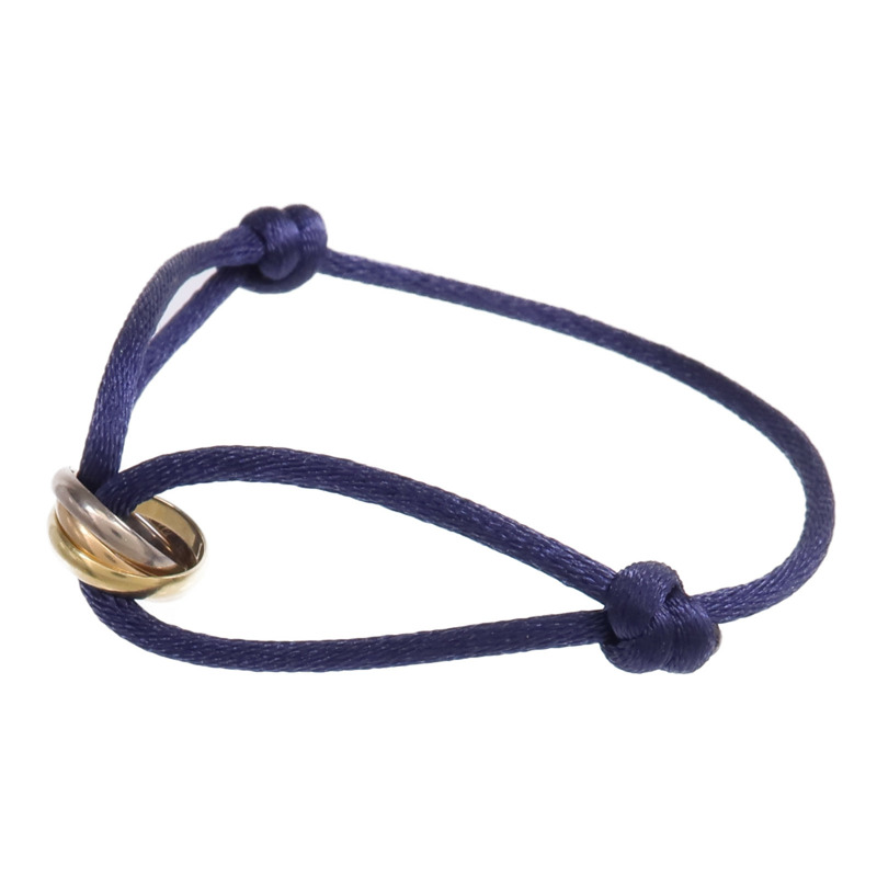 CARTIER 18K黃金/白金/玫瑰金Trinity Bracelet手帶-1