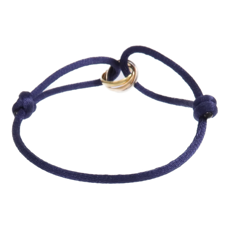 CARTIER 18K黃金/白金/玫瑰金Trinity Bracelet手帶-2