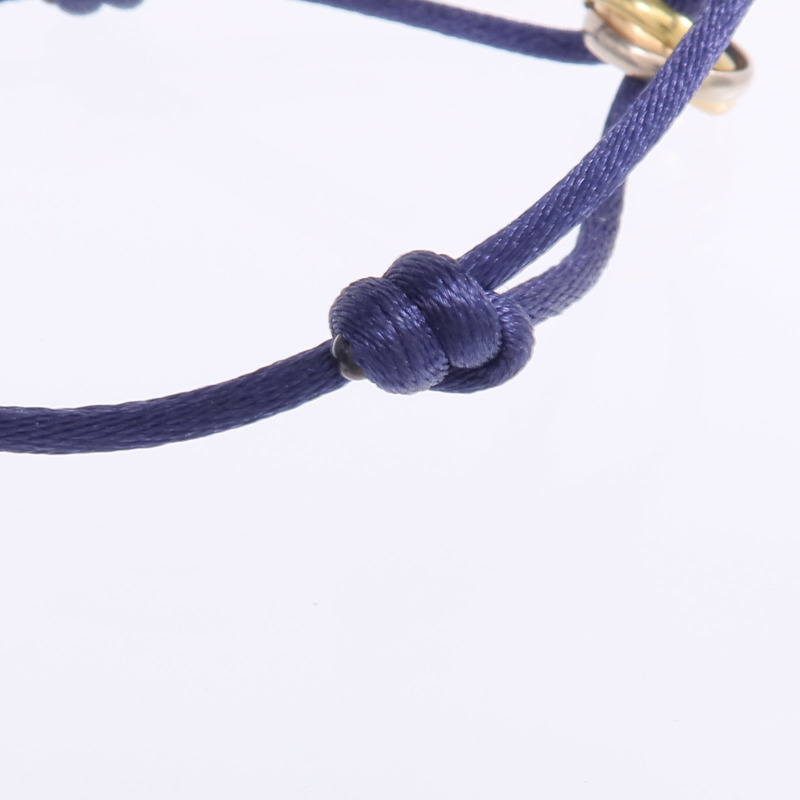 CARTIER 18K黃金/白金/玫瑰金Trinity Bracelet手帶-5