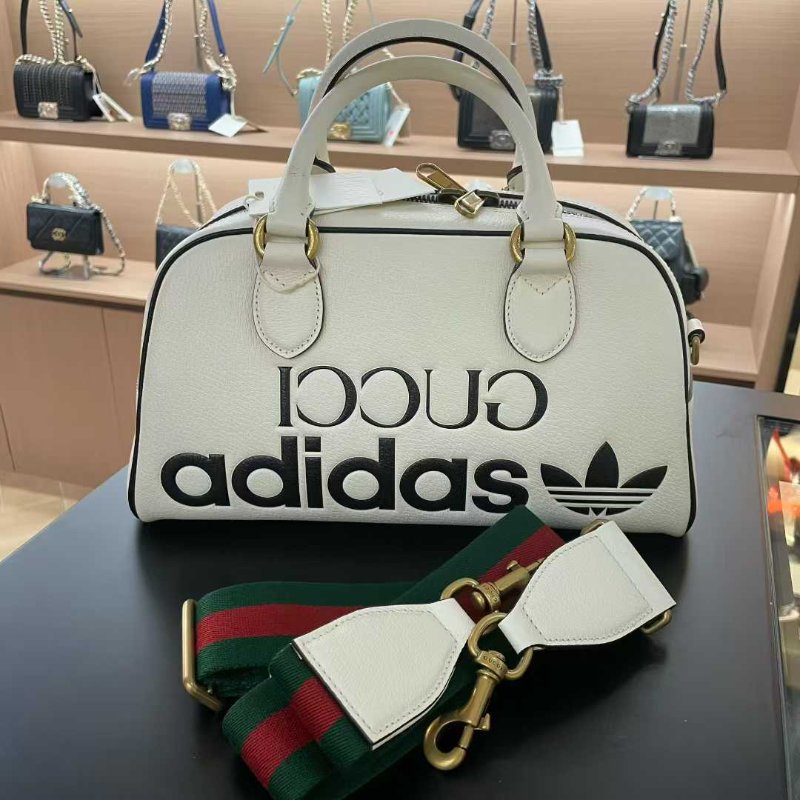 Gucci *adidas联名旅行包 男女同款-0