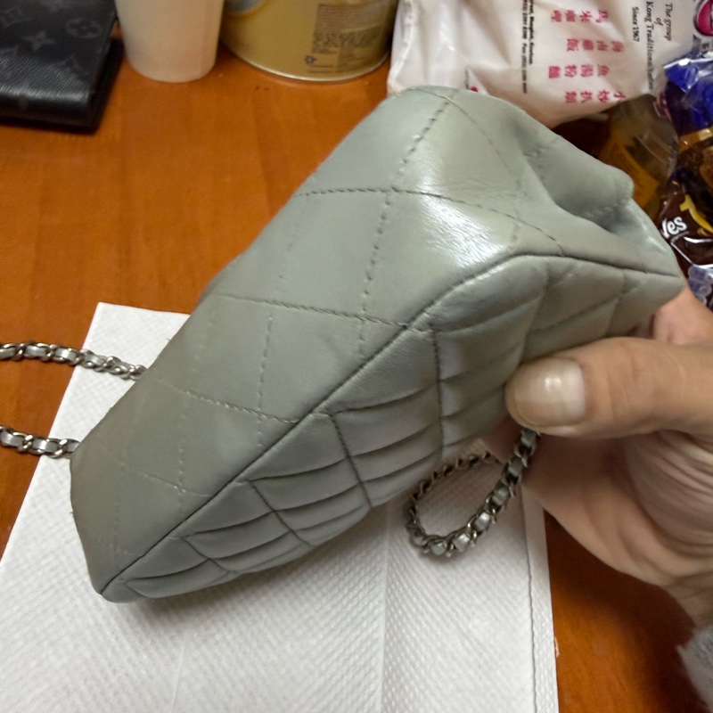 CHANEL MINI CLASSIC FLAG SHOULDER BAG 17cm-8