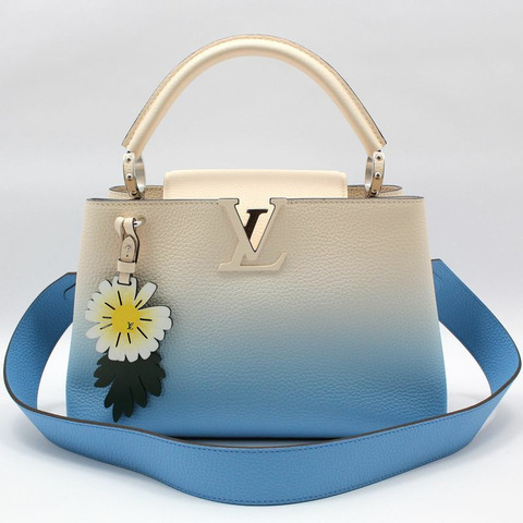 【包稅】LOUIS VUITTON Taurillon Capucines 小號單肩包