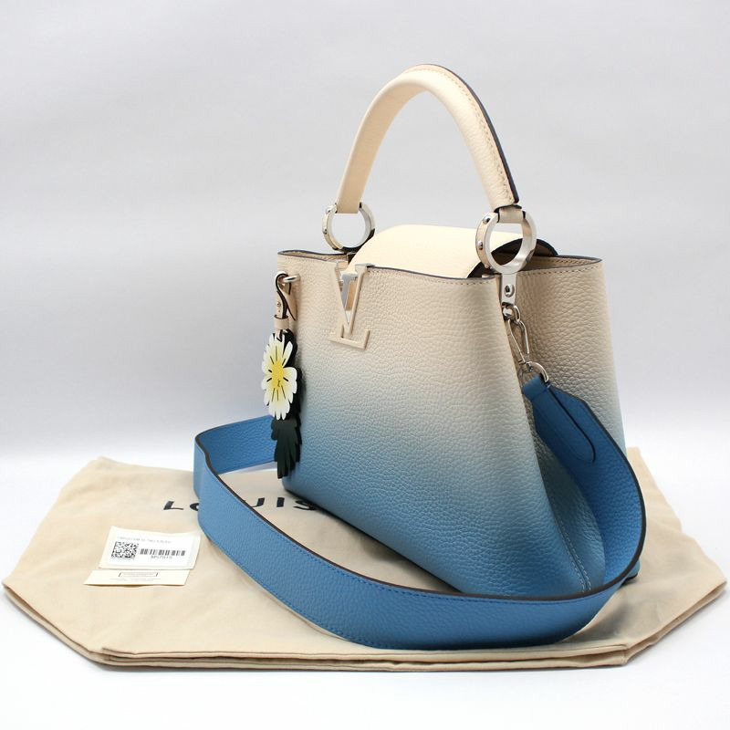 【包稅】LOUIS VUITTON Taurillon Capucines 小號單肩包-1