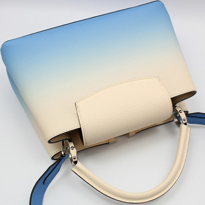 【包稅】LOUIS VUITTON Taurillon Capucines 小號單肩包-2