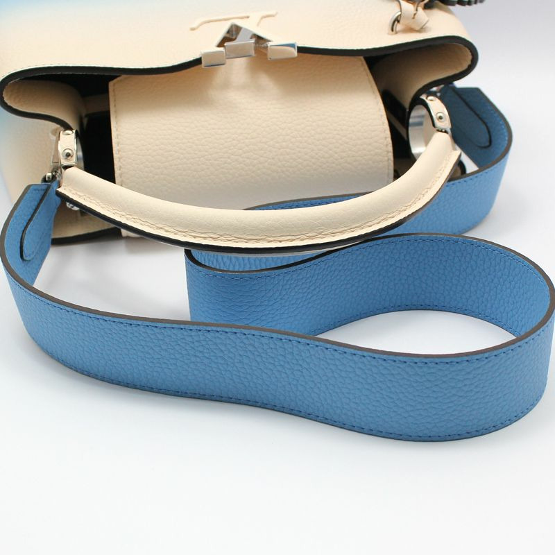 【包稅】LOUIS VUITTON Taurillon Capucines 小號單肩包-5