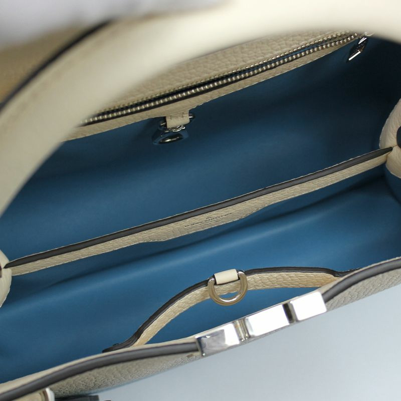 【包稅】LOUIS VUITTON Taurillon Capucines 小號單肩包-6