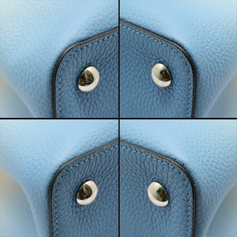 【包稅】LOUIS VUITTON Taurillon Capucines 小號單肩包-7