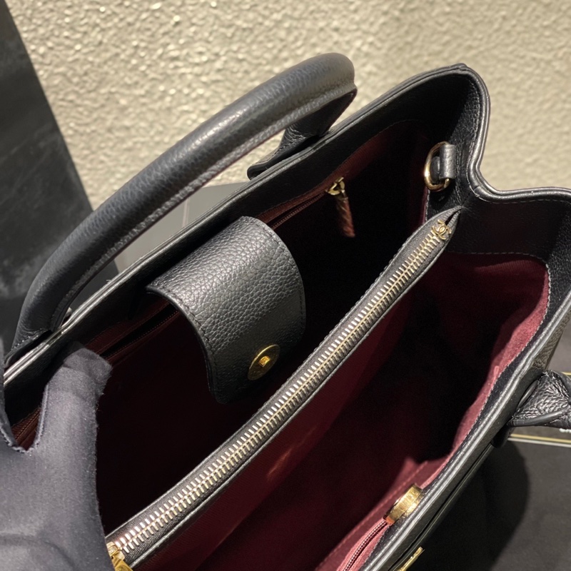 Chanel香奈兒Shopping Bag托特黑金牛皮荔枝皮 尺寸約34*33*14.5-7
