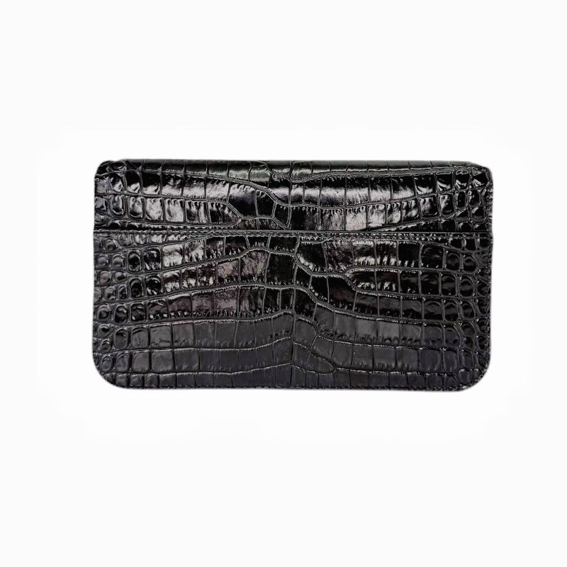 SAINT LAURENT圣罗兰 YSL CASSANDRE MONOGRAM 金标Logo亮面小牛皮 斜挎包手机包 女款 黑色-1