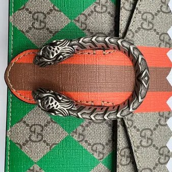 GUCCI GG Supreme Monogram Equestrian 小號 Dionysus 肩背包-2