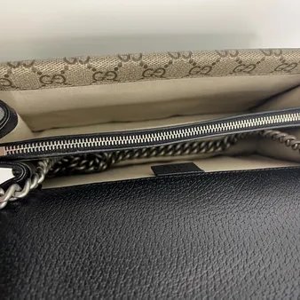 GUCCI GG Supreme Monogram Equestrian 小號 Dionysus 肩背包-5