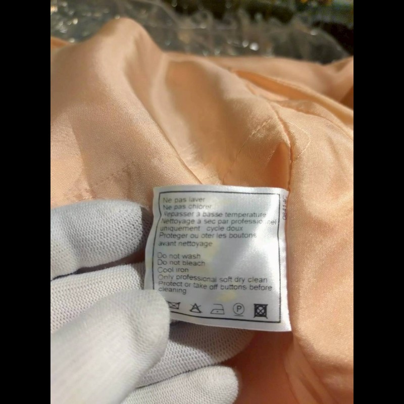 Chanel 膚色羊毛料雙口袋外套-19