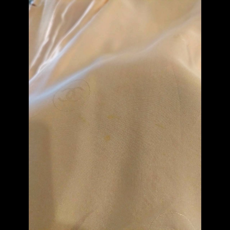 Chanel 膚色羊毛料雙口袋外套-25