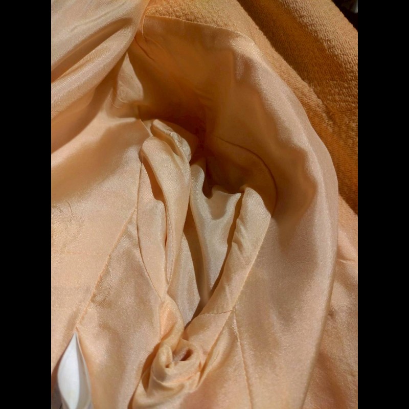 Chanel 膚色羊毛料雙口袋外套-33