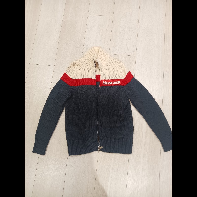 moncler 毛衣#紅米白藍#正品#S號-0