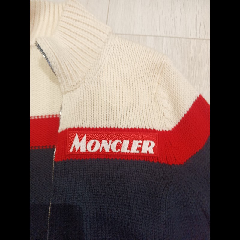 moncler 毛衣#紅米白藍#正品#S號-1