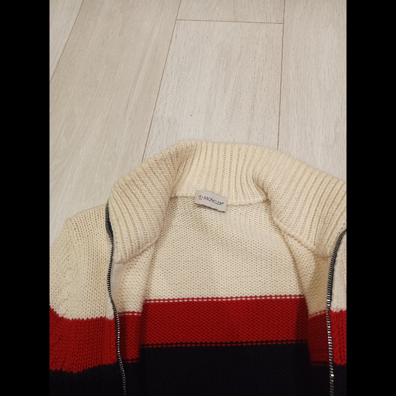 moncler 毛衣#紅米白藍#正品#S號-3