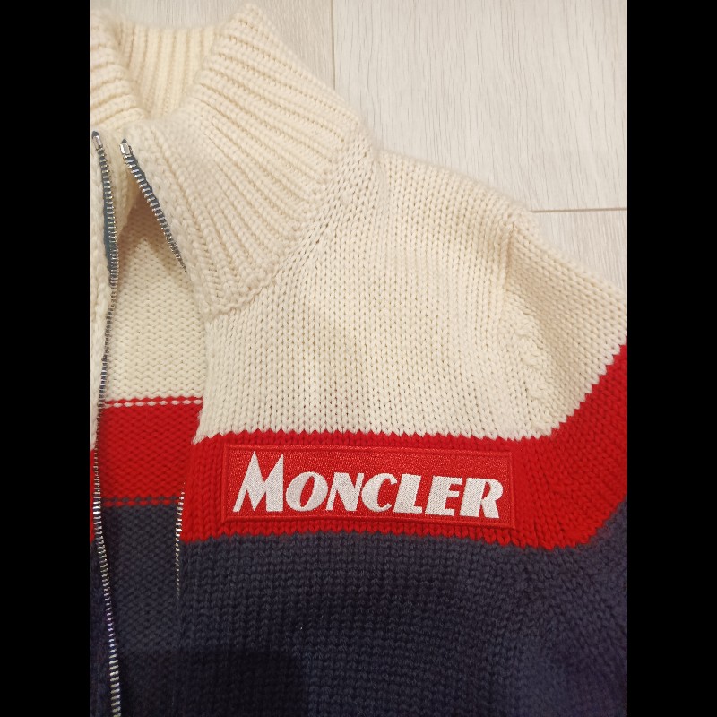 moncler 毛衣#紅米白藍#正品#S號-7
