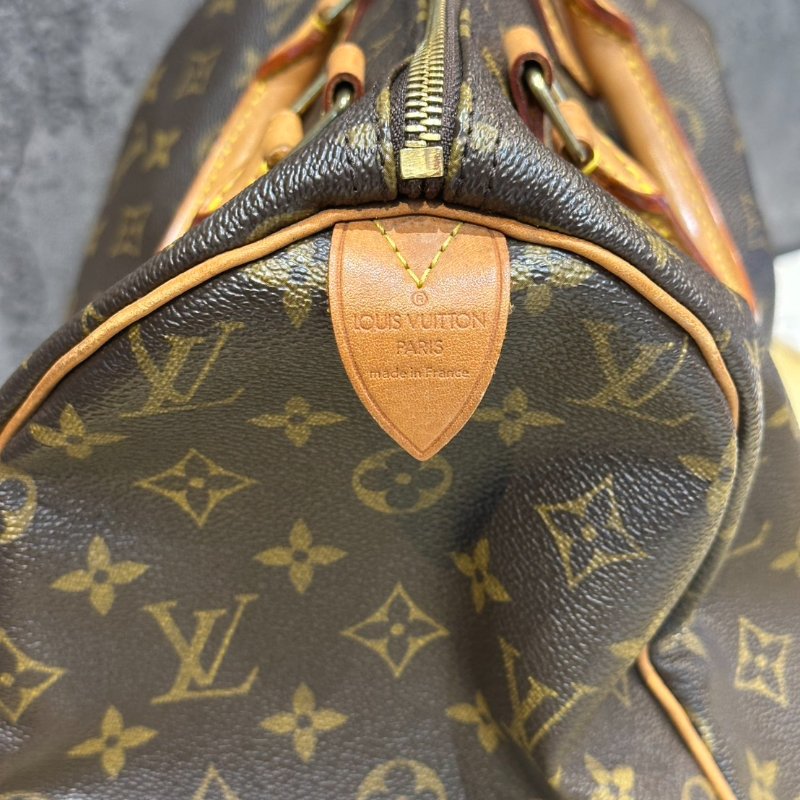 💎Han's house精品服飾💎LOUIS VUITTON 經典花紋SPEEDY 25 HANDBAG-3