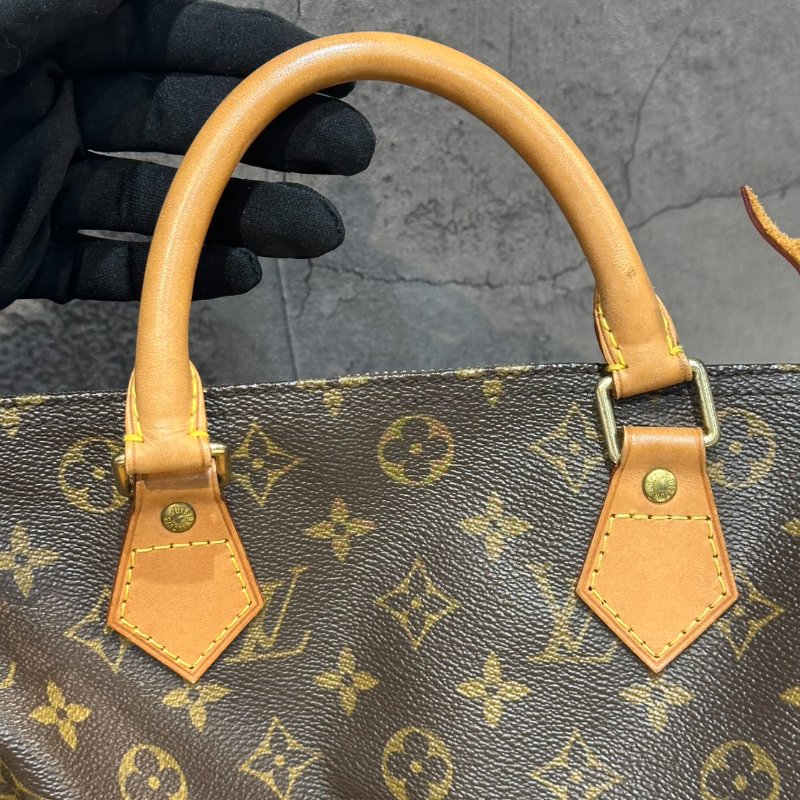 💎Han's house精品服飾💎LOUIS VUITTON 經典花紋SPEEDY 25 HANDBAG-4