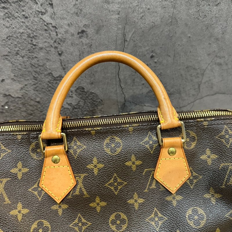 💎Han's house精品服飾💎LOUIS VUITTON 經典花紋SPEEDY 25 HANDBAG-7