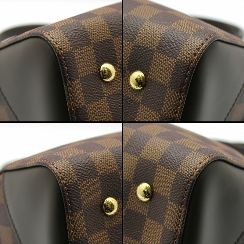【包稅】LOUIS VUITTON Damier Ebene Kensington 保齡球單肩包-7