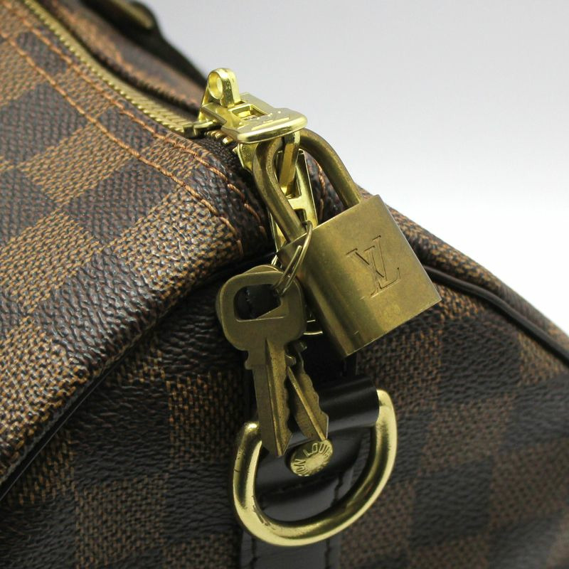 【包稅】LOUIS VUITTON Damier Ebene Bandoulière Speedy 35 單肩包-6