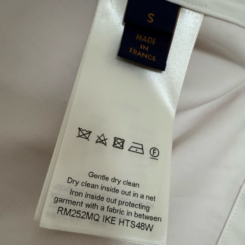 Louis Vuitton white monogram pocket short sleeve shirt S 短袖 襯衫-6