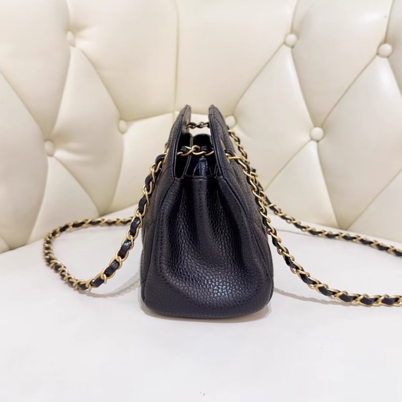 ✨Chanel 24K黑金保齡球包 閒置99新🖤-5