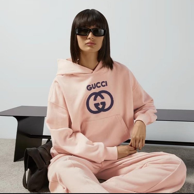 💎Han's house精品服飾💎 GUCCI 古馳 立體 刺繡  連帽 衛衣 帽T-4