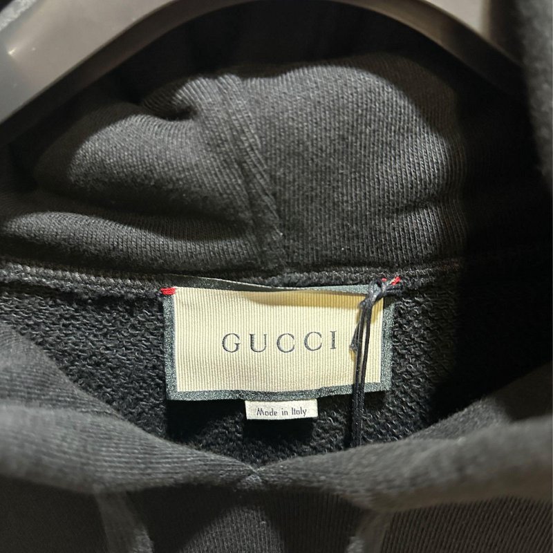 💎Han's house精品服飾💎 GUCCI 復古 LOGO 連帽 衛衣 帽T  原價39700-5