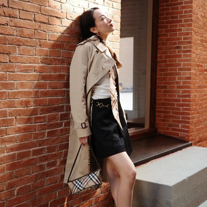 💎Han's house精品服飾💎Burberry 格紋 迷你 麻將包 側背包  原價26500-4