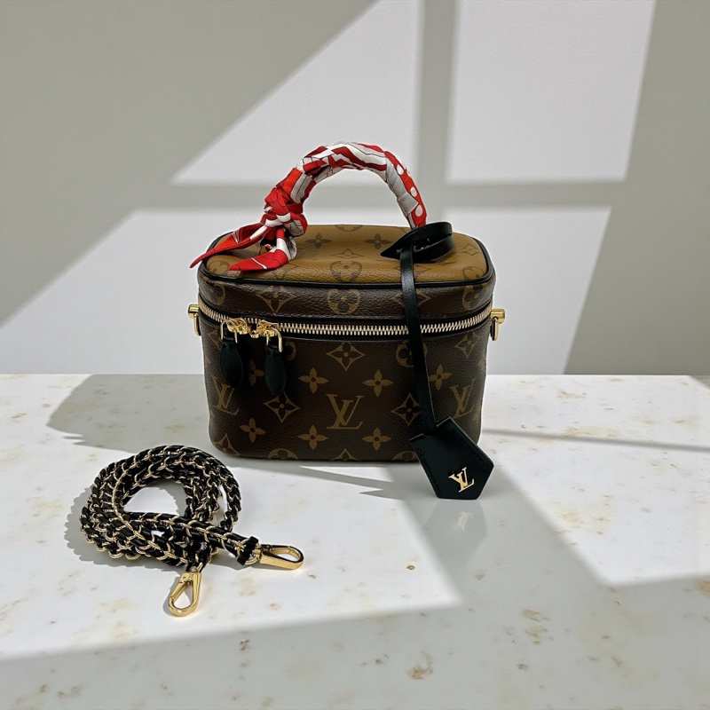 莉亞精品♡LV M45165 絲巾雙色化妝包 二手-0