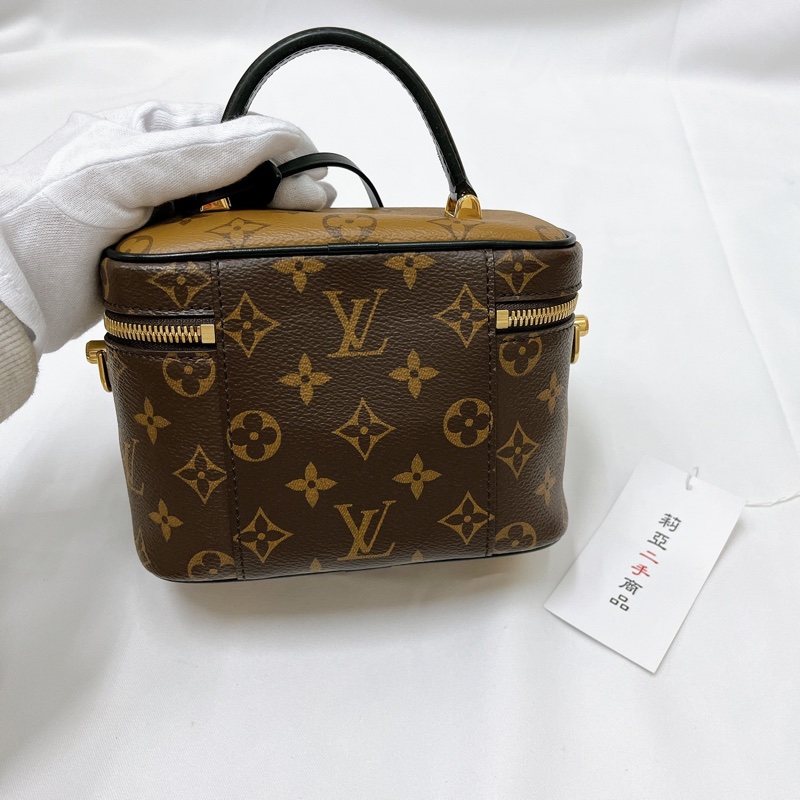 莉亞精品♡LV M45165 絲巾雙色化妝包 二手-3