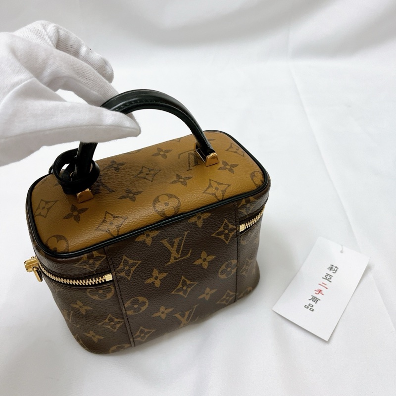 莉亞精品♡LV M45165 絲巾雙色化妝包 二手-7