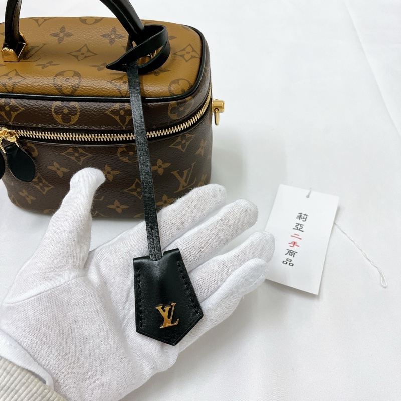 莉亞精品♡LV M45165 絲巾雙色化妝包 二手-10