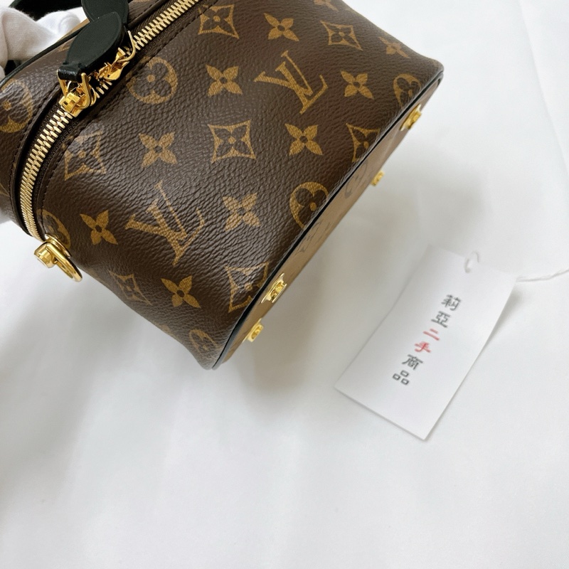 莉亞精品♡LV M45165 絲巾雙色化妝包 二手-14