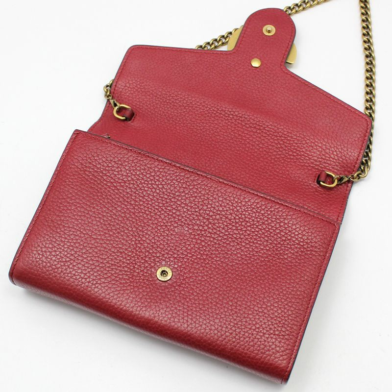【包稅】GUCCI 401232 GG Marmont 紅色 WOC 斜背包-6