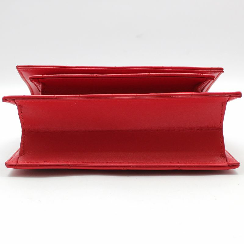 【包稅】BALENCIAGA 紅色絎縫 Sharp XS 斜背包-4